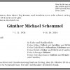 Schemmel Michael 1934-2014 Todesanzeige